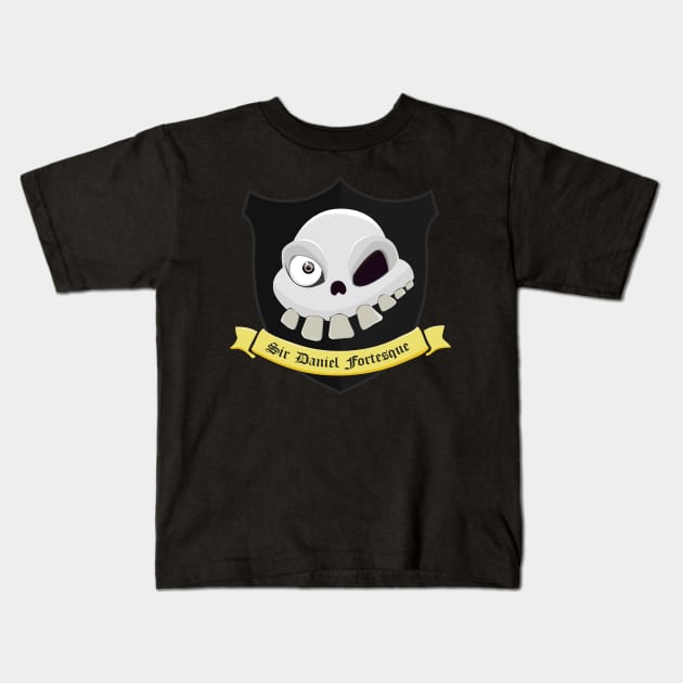 Sir Daniel Fortesque - Medievil Kids T-Shirt by degdesign